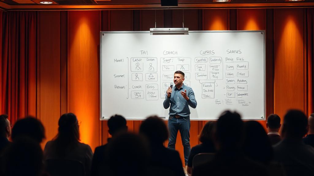 Example Coaching Stage AI creator studio portrait